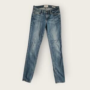 Frame Jeans Women's Sz 26" Le Skinny de Jeanne Crop Blue Denim